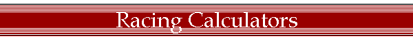 Racing Calculators
